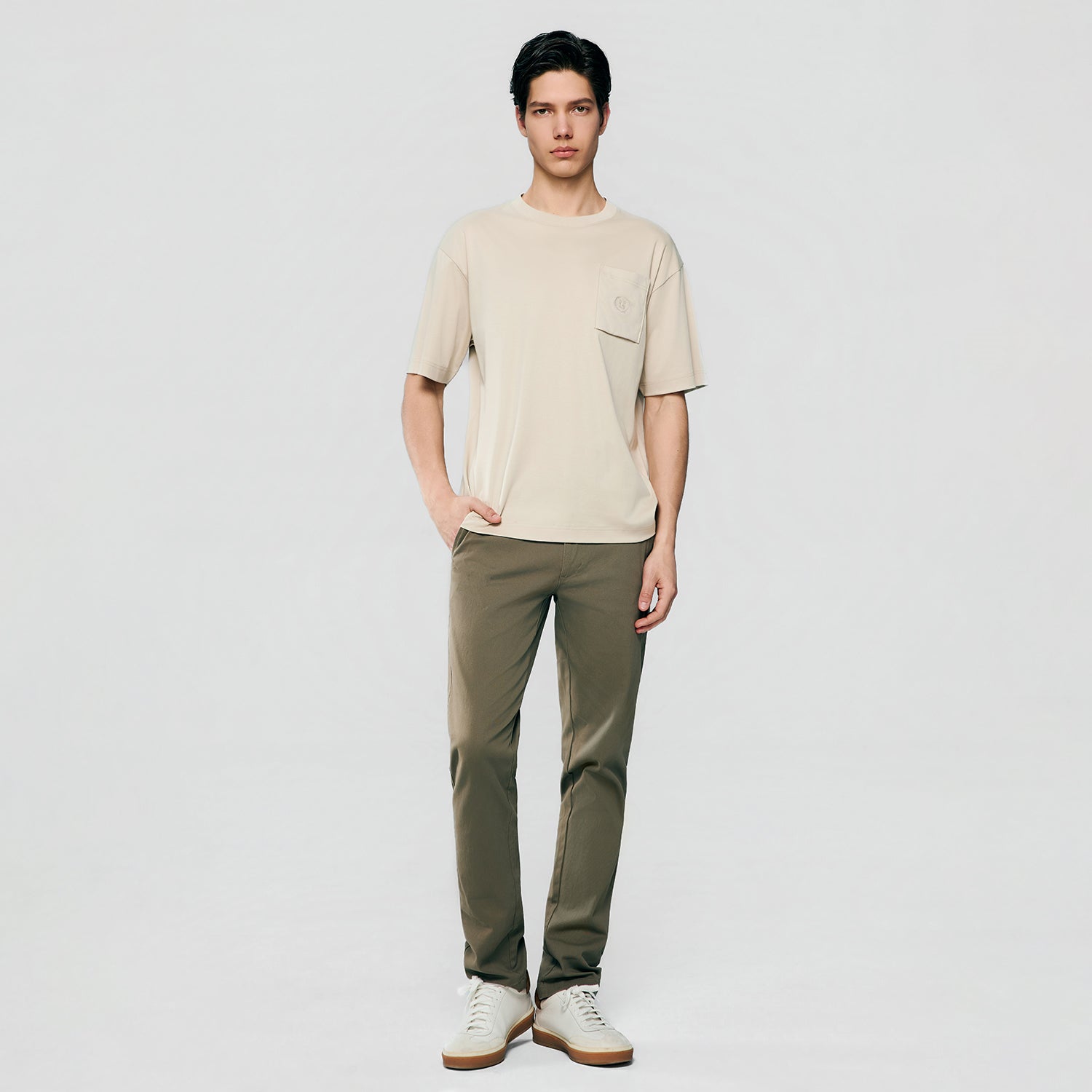 Men Liquid Touch Short-Sleeve Relaxed T-Shirt